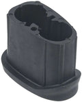 Die Free Co. Storage Plug for Kung Fu Grip - Black Rubber Firearm Accessory