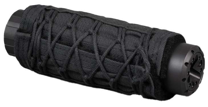 SilencerCo Suppressor Cover 5.5 inch Black Corset – Weatherproof Kevlar/Nomex Material