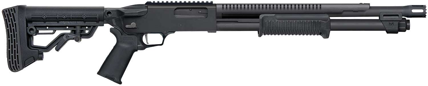 Mossberg 590R Tactical 12 Gauge Shotgun with 18.5-Inch Barrel and 5-Position Stock