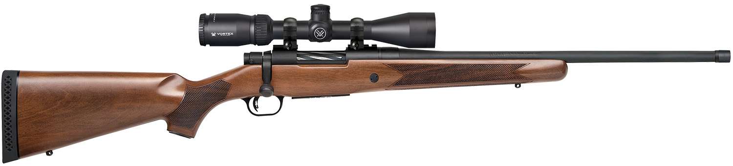 Mossberg Patriot 400 Legend Bolt Action Rifle with 20-Inch Walnut Stock and Vortex Scope