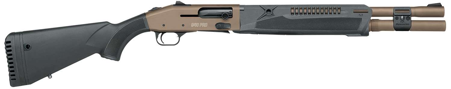 Mossberg 940 SPX 12 Gauge Shotgun with 18.5-Inch Barrel and FDE Cerakote Finish