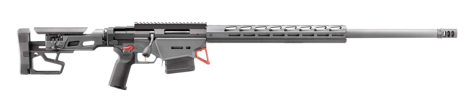 Ruger Precision Rifle Custom Shop 6mm GT with 26-Inch Heavy Contour Barrel and Stealth Gray Cerakote Finish