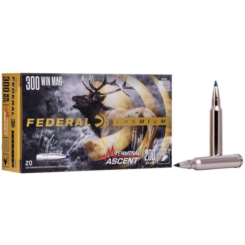 Federal 300 Win Mag 175 Grain Terminal Ascent Ammunition - 20 Rounds per Box