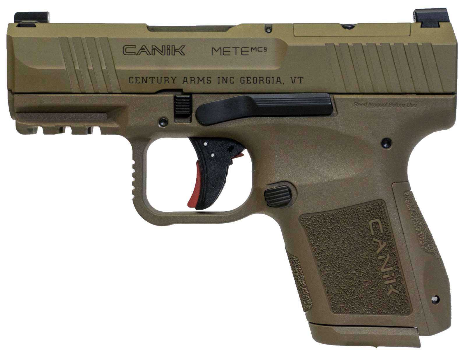 Canik Century Mete MC9 FDE 9mm Semi-Auto Pistol with 2 Magazines