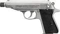 Walther SD Series PP SD 32 ACP Stainless Semi-Auto Pistol with 3.9-Inch Threaded Barrel and Two Magazines