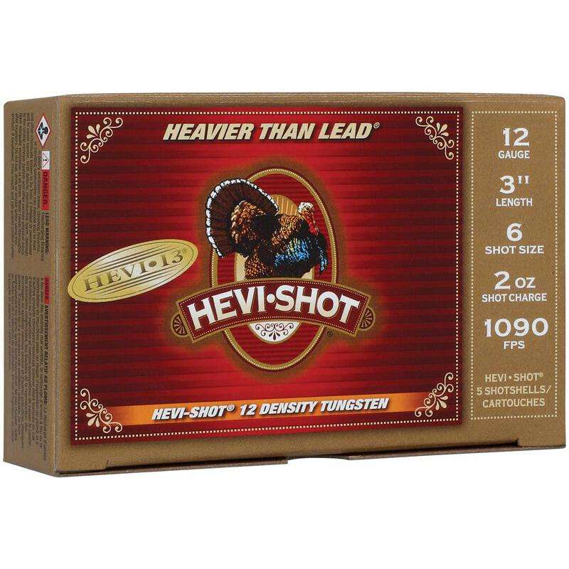 Hevi Shot HEVI-SHOT HEVI-13 12 Gauge 3-Inch 2-Ounce #6 Tungsten Shot – 50 Rounds per Box