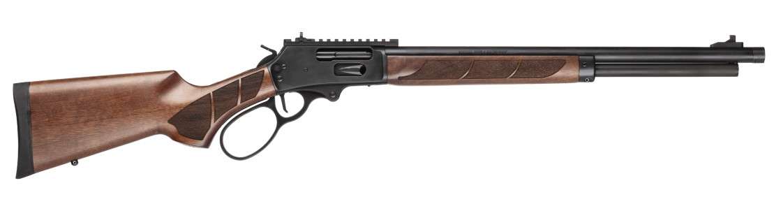 Smith & Wesson 14384 Walnut Lever-Action Rifle with 20-inch Threaded Barrel in .45-70 Government