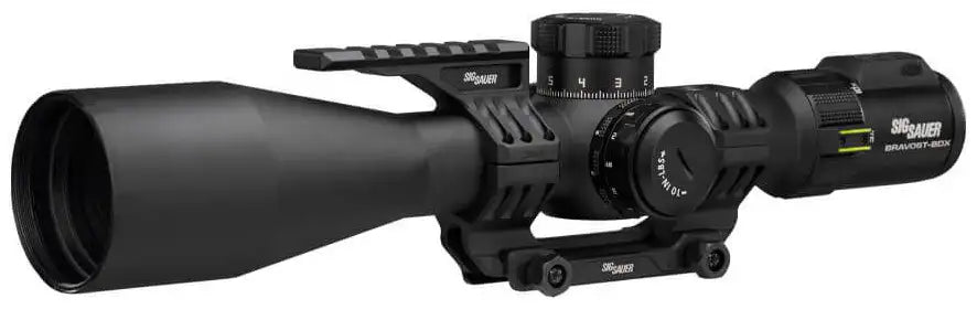 Sig Sauer Bravo6TBDX 5-30x56 Rifle Scope with Alpha5 Mount and Illuminated MRAD Reticle