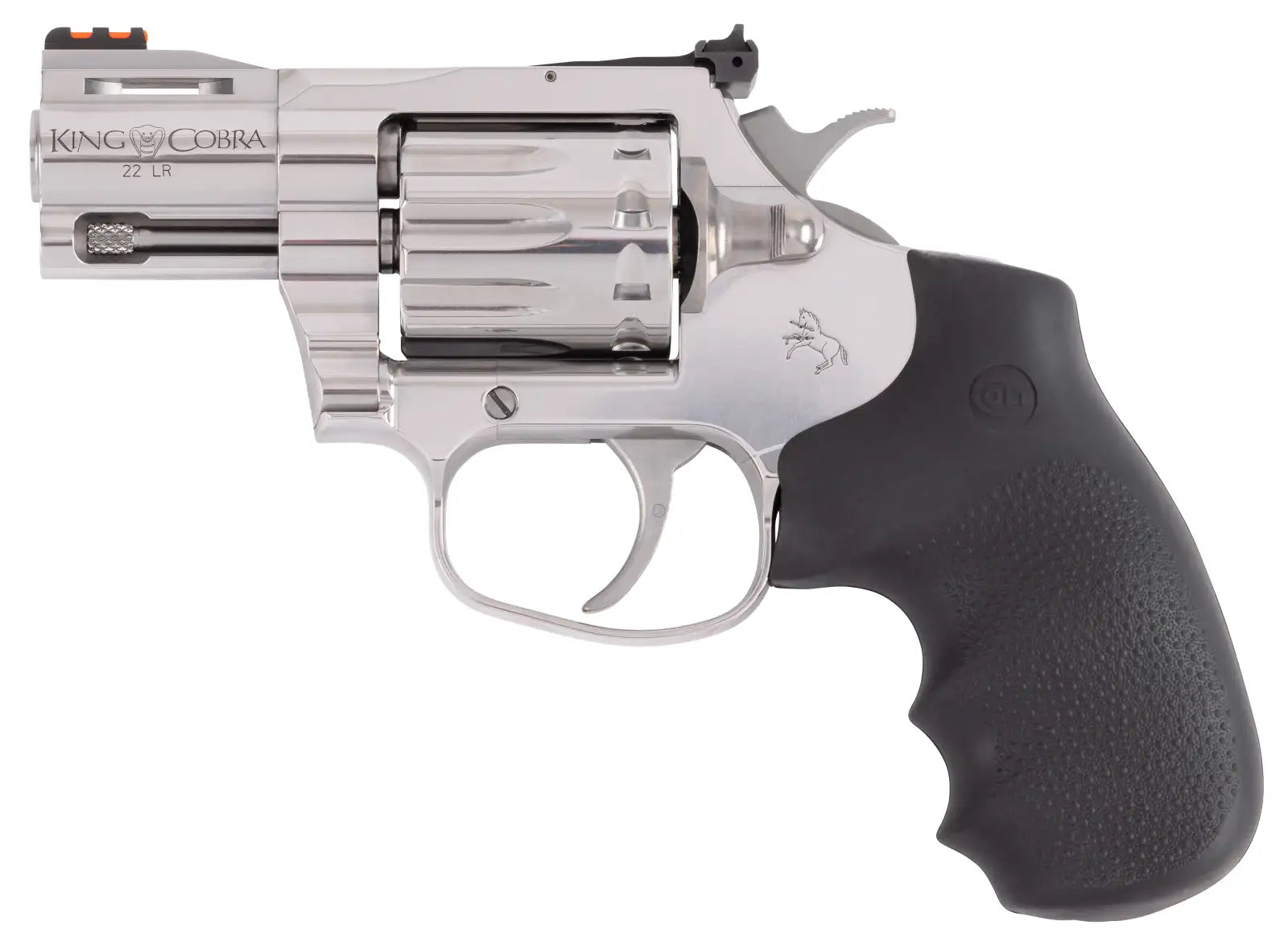 Colt Mfg King Cobra .22 LR Revolver with 2-Inch Barrel and Fiber Optic Sights