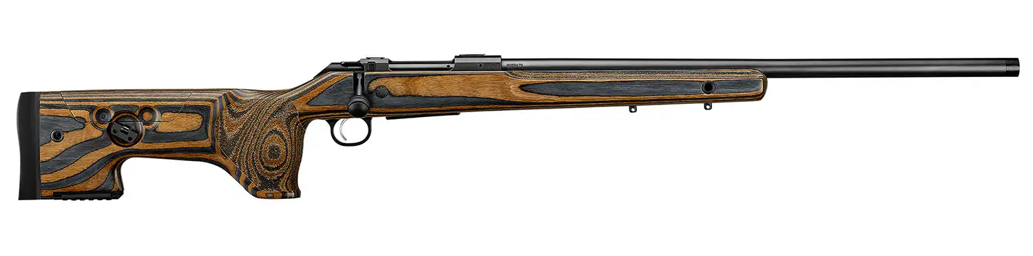 Cz CZ 600 Plus ST2 Range Bolt Action Rifle with 24-inch Barrel, 6.5 Creedmoor, Multi-Color Laminate Stock
