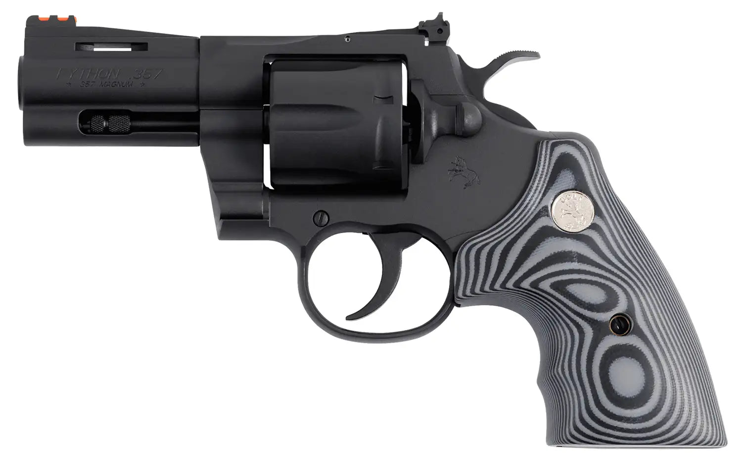 Colt Mfg Python Matte Blued Revolver 357 Magnum, 3-Inch Barrel, 6-Round Capacity