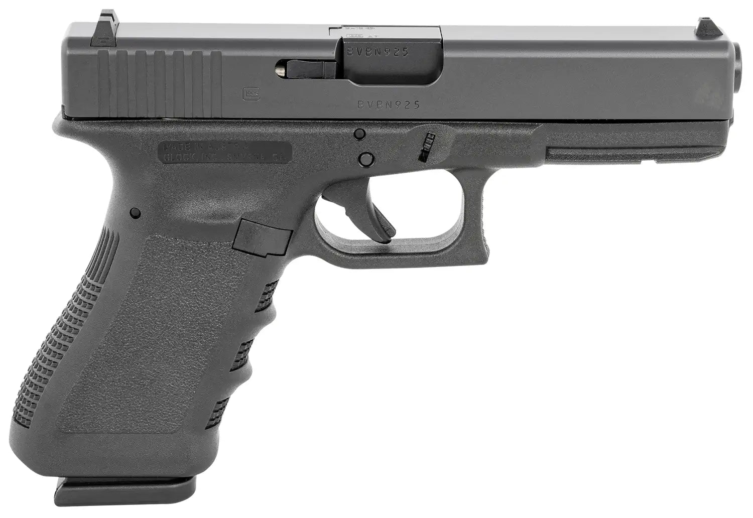 GLOCK 17 V 9mm Pistol with 4.49-Inch Barrel and 3 Magazines - Black Polymer Frame