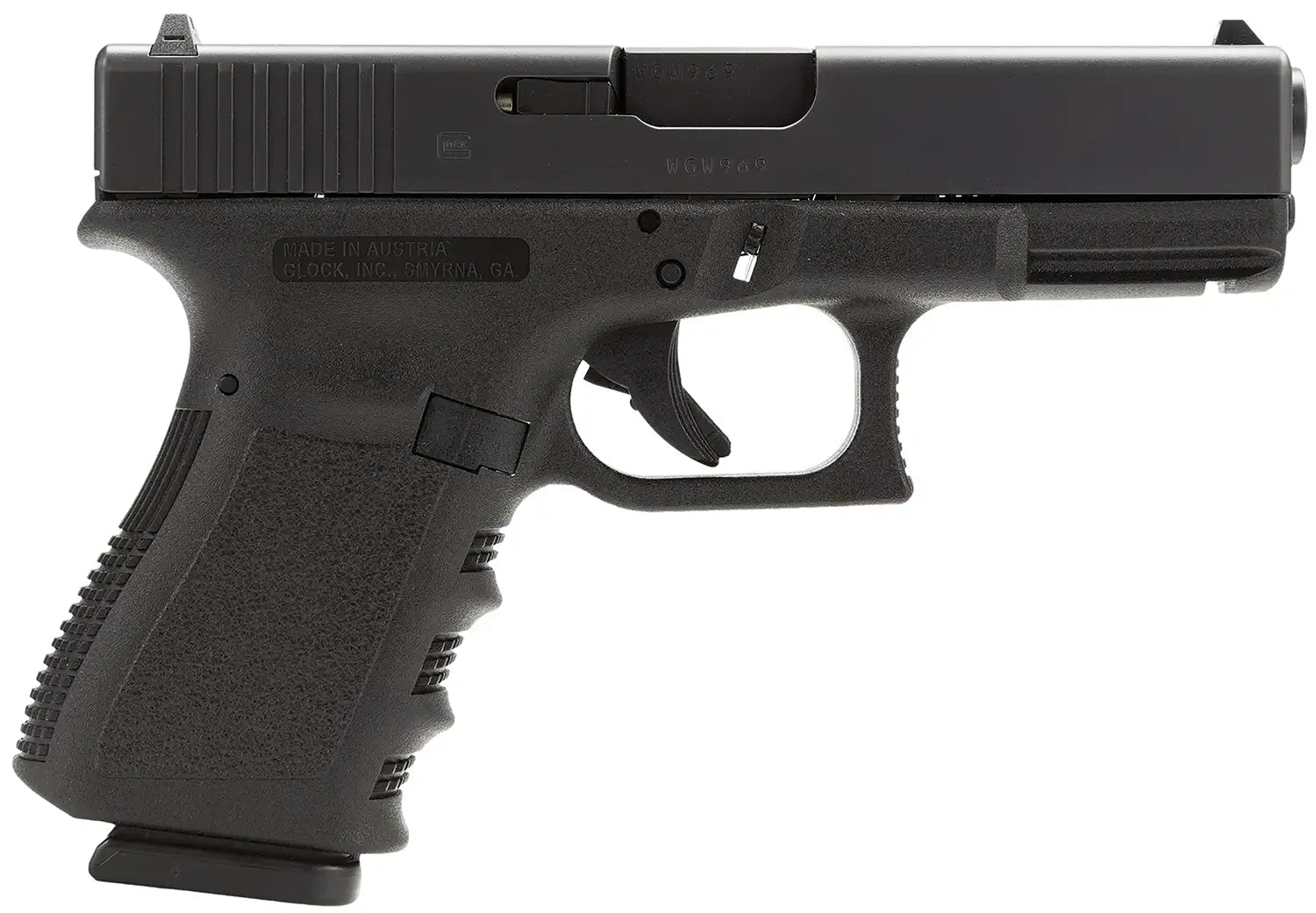 GLOCK Model 19 V 9mm Compact Pistol with 4-Inch Barrel and 3 Magazines