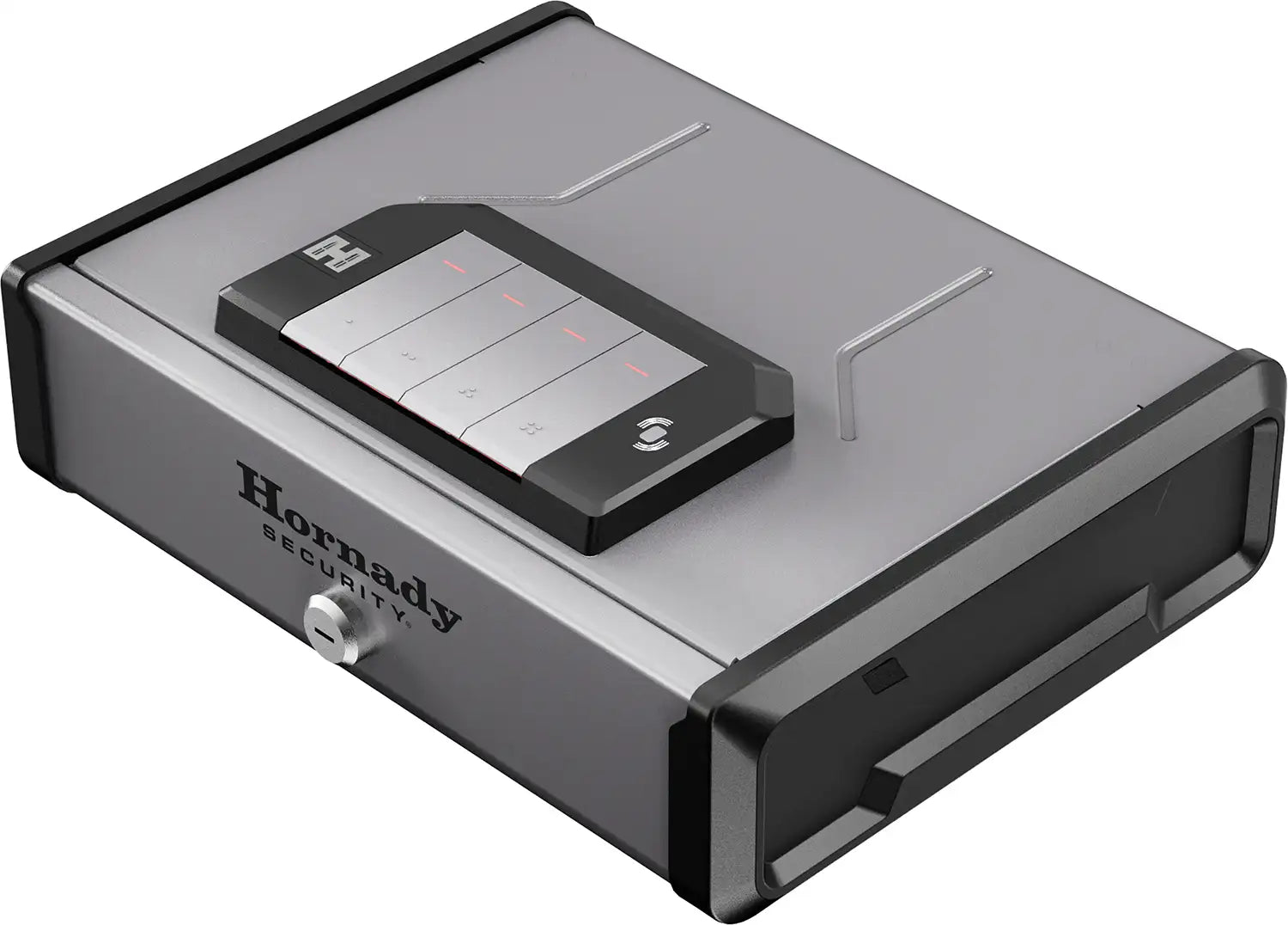 Hornady Digi-Vault Safe with Backup Key Lock, 12 x 9.2 x 3.8 Inches, 16-Gauge Steel Construction