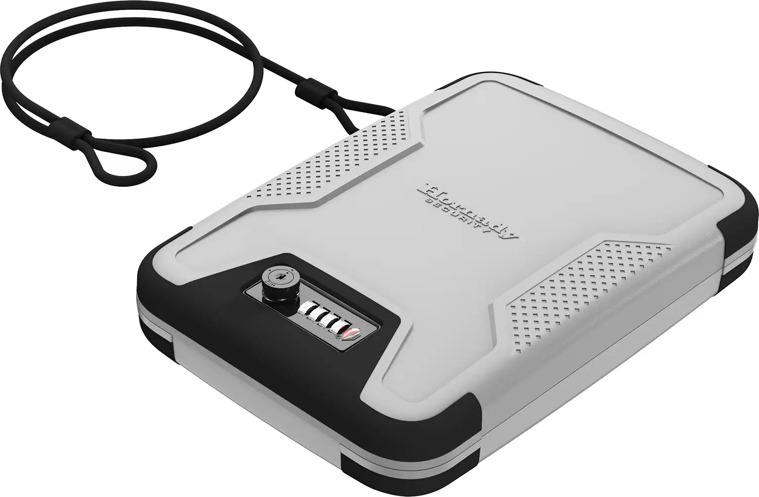 Hornady TreLITE Lock Box with TSA Combination Lock – Black and Silver Firearm Safe