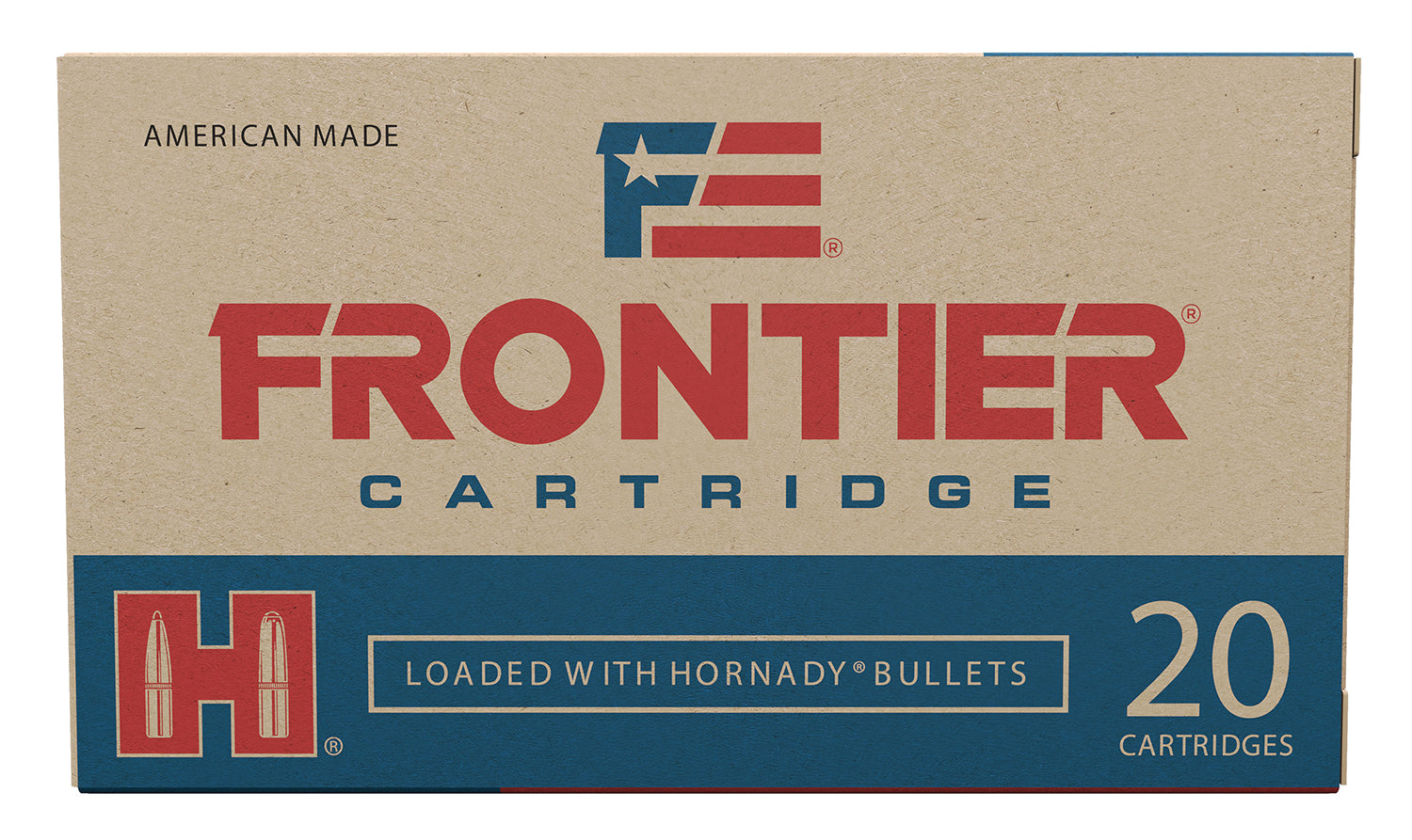 Hornady Frontier 6mm ARC 105 Grain FMJ Ammunition - 20 Rounds per Box, 10 Boxes per Case