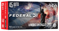 Federal 45 Auto 230 Grain FMJ Ammo – 50 Rounds Per Box, 20 Boxes per Case