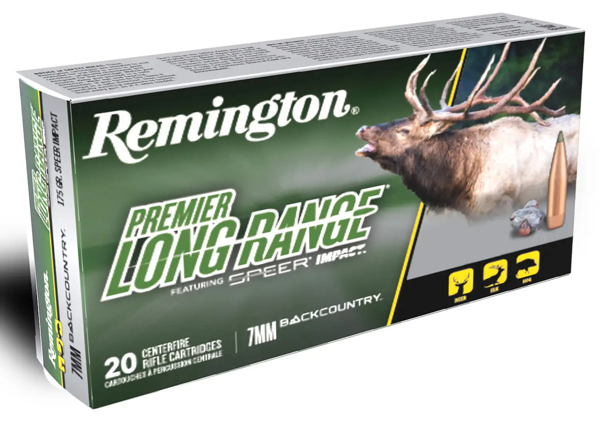 REMINGTON RLR7BC 7MM BACKCOUNTRY 175GR PLR SPEER IMPACT 20RD/BX 10BX/CS