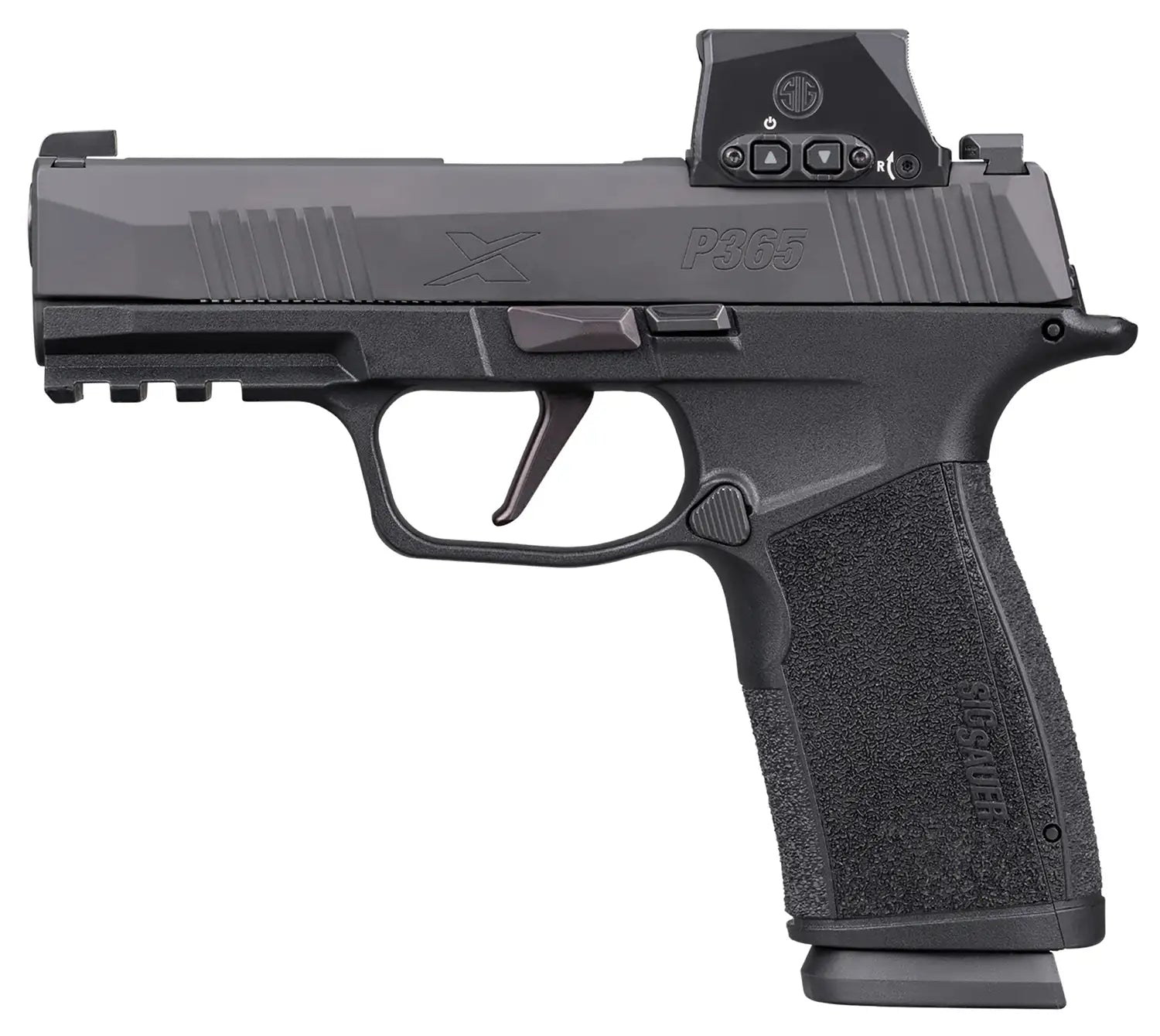 Sig Sauer P365 X-Macro Romeo-X SIG-LOC 9mm Sub-Compact Pistol with 3.7-Inch Barrel and Two Magazines
