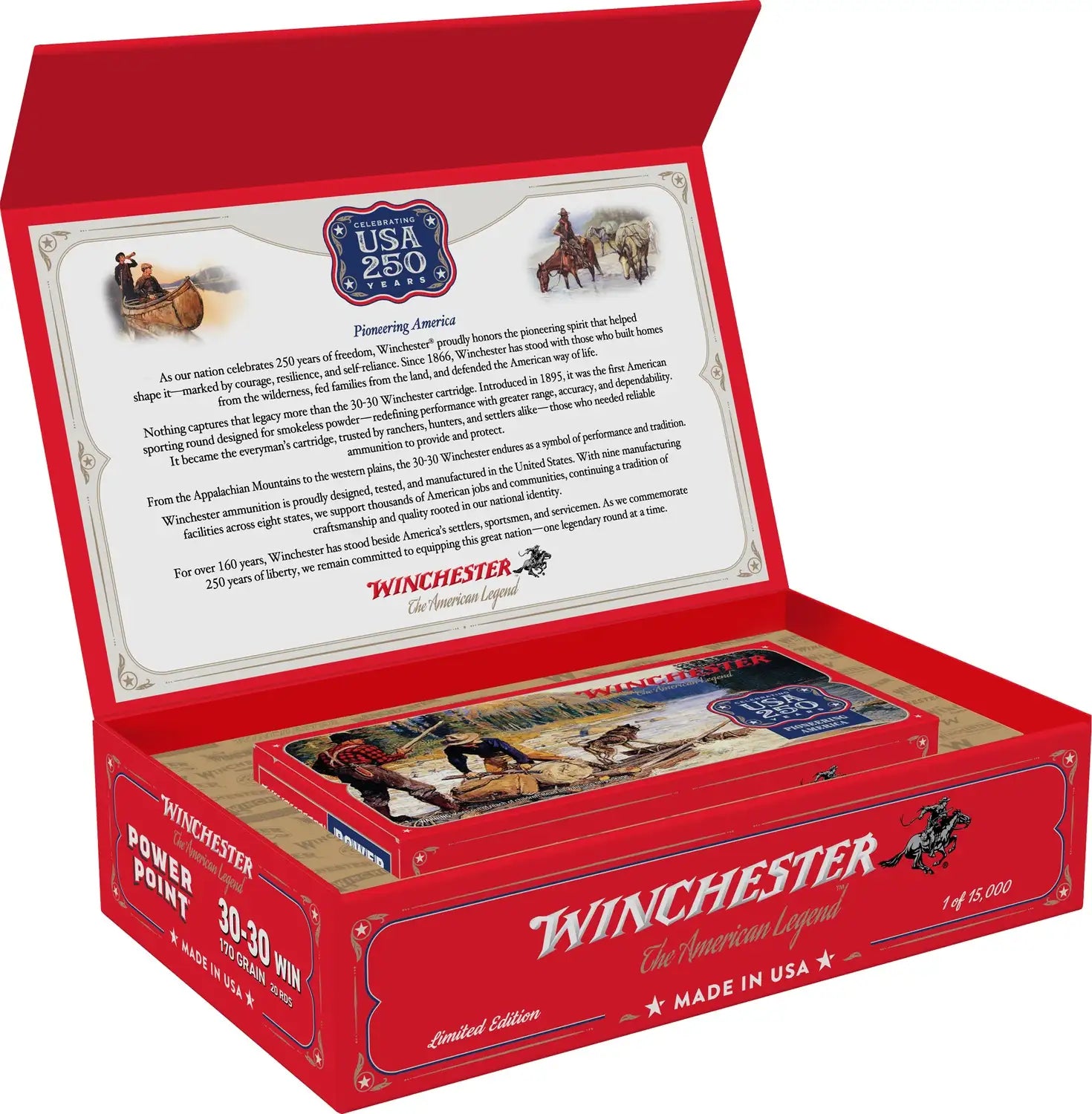 Winchester Ammo Super X .30-30 Winchester 170 Grain Jacketed Soft Point, 20 Rounds per Box, 6 Boxes per Case
