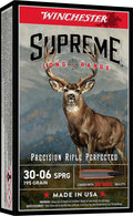 Winchester Ammo 30-06 Springfield Long Range 195-Grain Ballistic Control Max, 20 Rounds per Box, 10 Boxes per Case