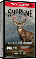 Winchester Ammo .308 Winchester Long Range 175 Grain Ballistic Coated Bullets, 20 Rounds per Box, 10 Boxes per Case