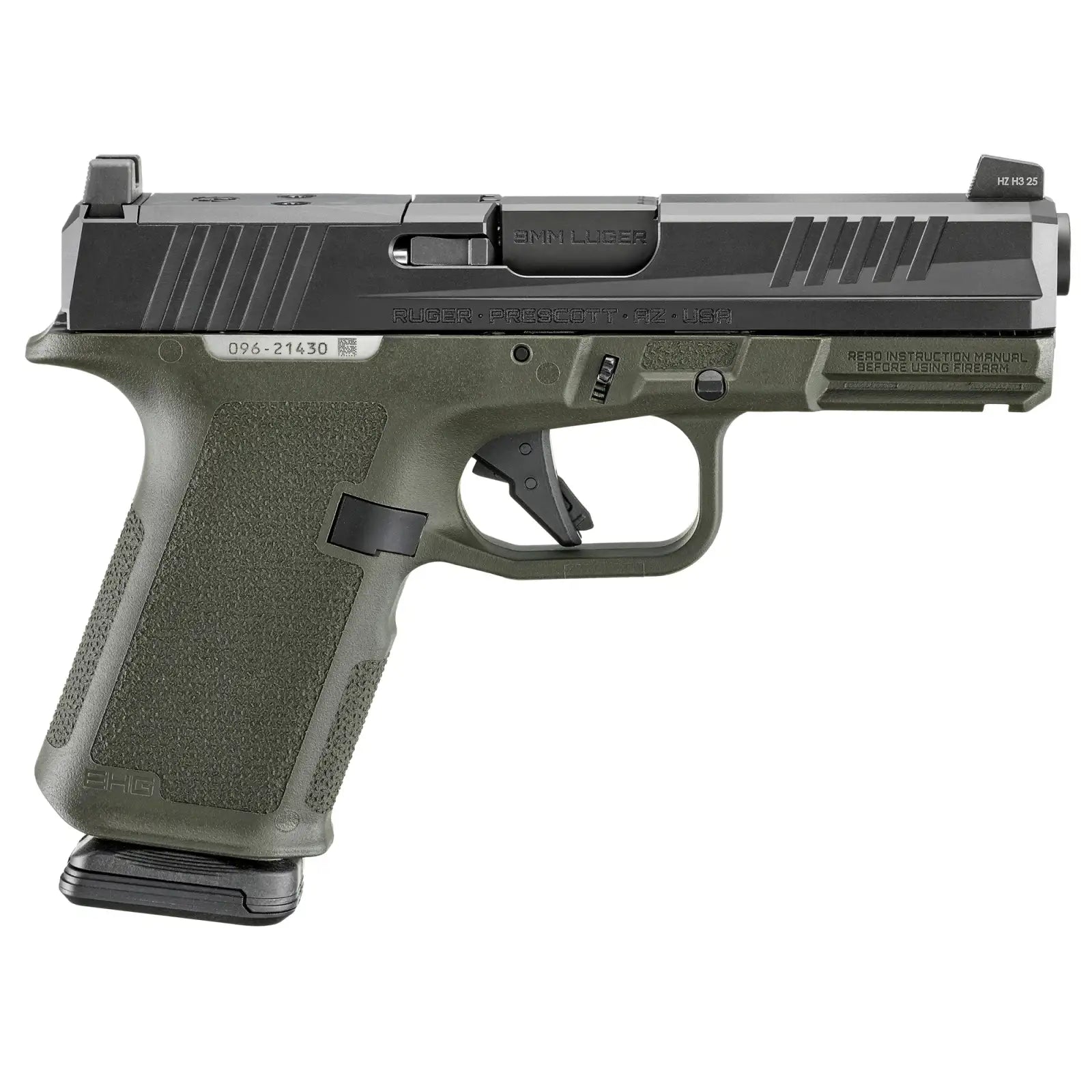 Ruger RXM 9mm Pistol with 4-inch Barrel and Magpul EHG Grip