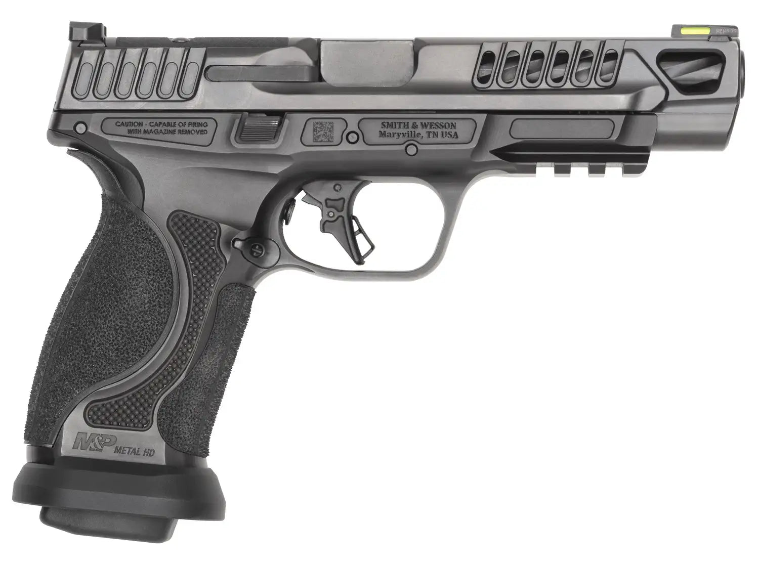 Smith & Wesson M&P 9 M2.0 Competitor HD 9mm Pistol with 5-Inch Barrel and Four Magazines