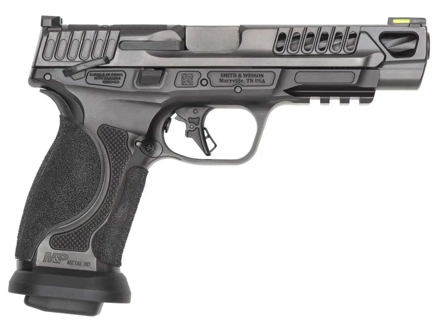 Smith & Wesson M&P 9 M2.0 Competitor HD 9mm Pistol with 5-Inch Barrel and Four Magazines