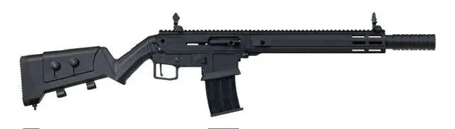 Panzer Arms Ranch 12 Tactical 12-Gauge Shotgun with 18.5-Inch Barrel and Shellholder - Black, 5-Round Capacity