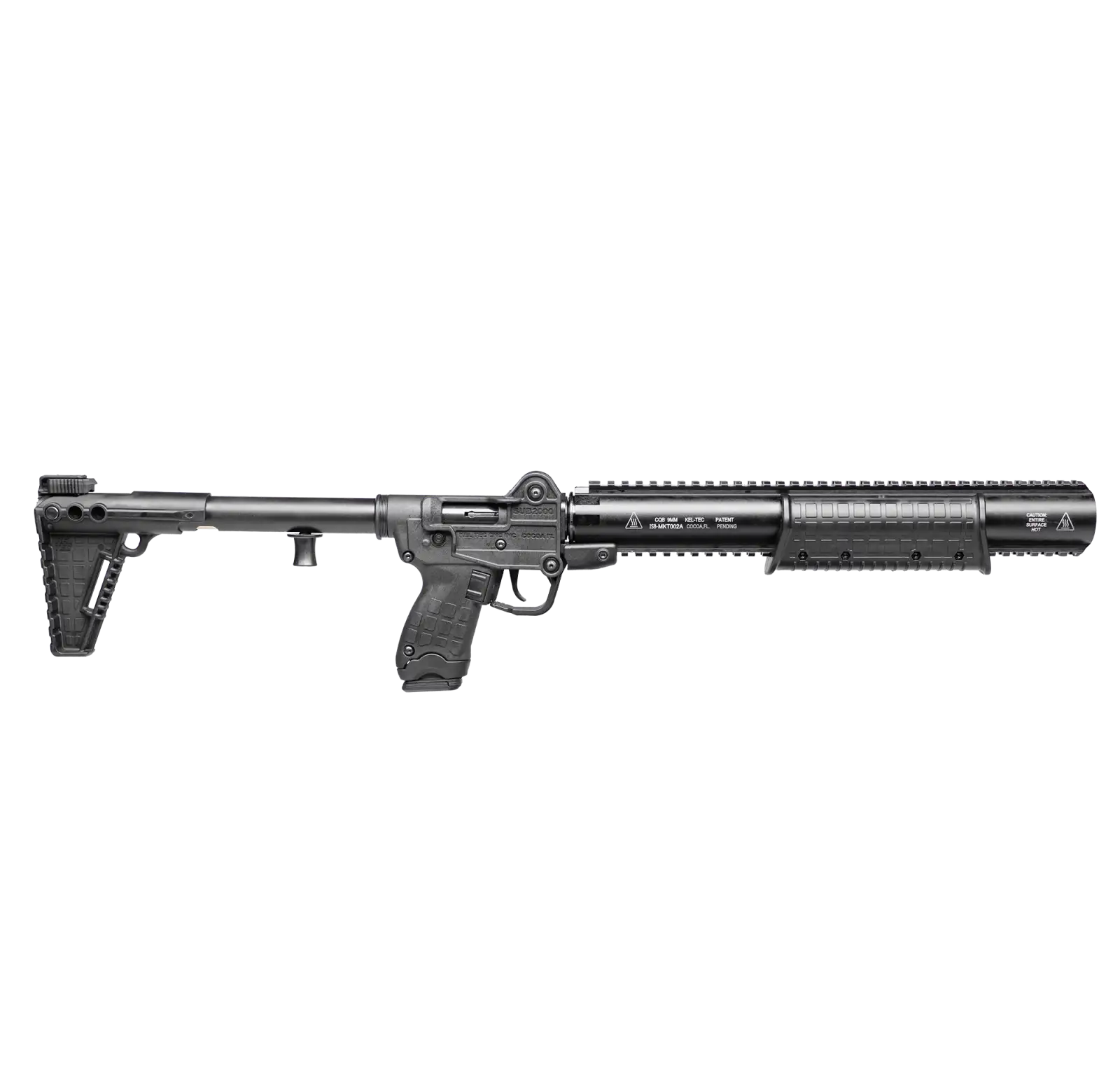 Kel Tec SUB-2K CQB 9mm Rifle with Integral Suppression and 16.25-Inch Barrel