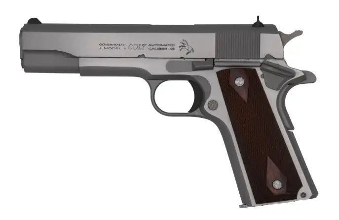 Colt Mfg Government Model 9mm 5-Inch Stainless Steel Pistol with 9+1 Capacity