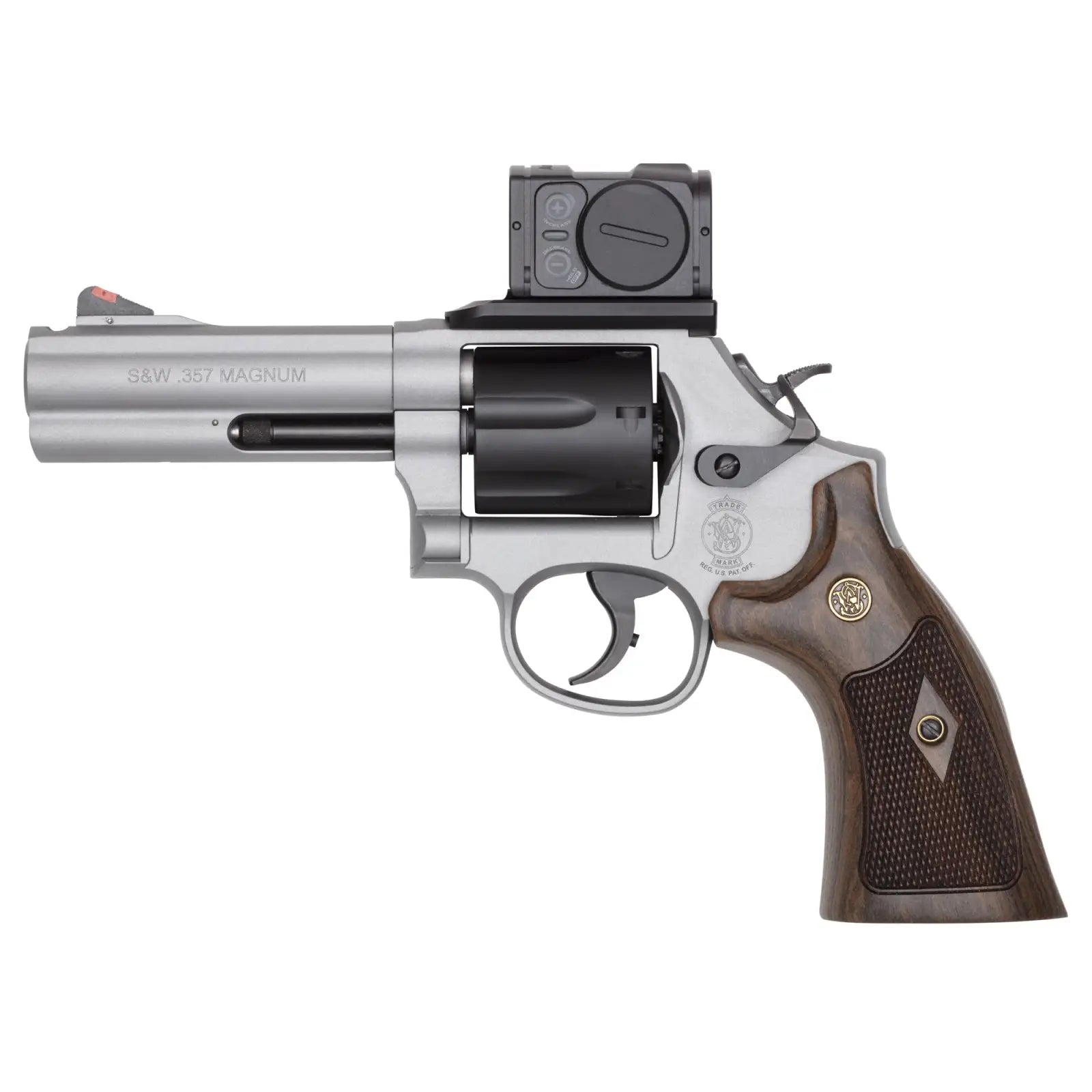 Smith & Wesson Model 686 Plus Spec Series R .357 Magnum Revolver with 4.12-Inch Barrel and Titanium Cerekote Finish