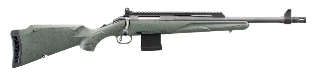 Ruger American G2 Scout .223 Rem/5.56 NATO Bolt-Action Rifle with 16.1" Threaded Barrel and Leaf Green Synthetic Stock