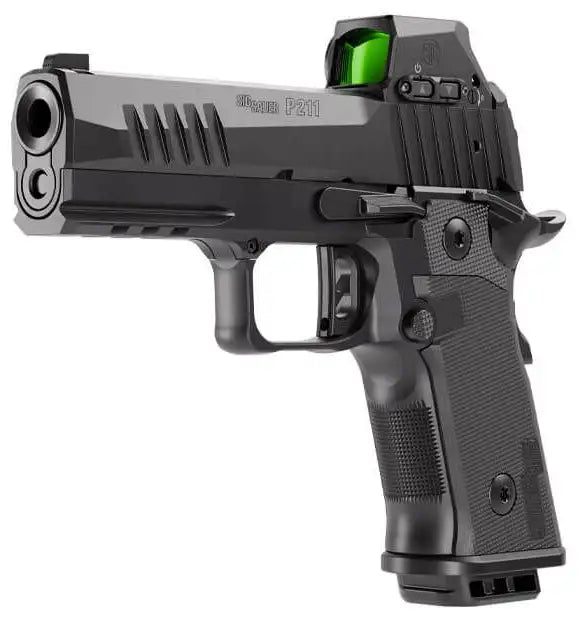 Sig Sauer P211 Carry GT4 with Romeo X Pro 9mm Pistol - Black Nitron Finish, 4.2" Bull Barrel, Optics Ready, Includes 3 Magazines