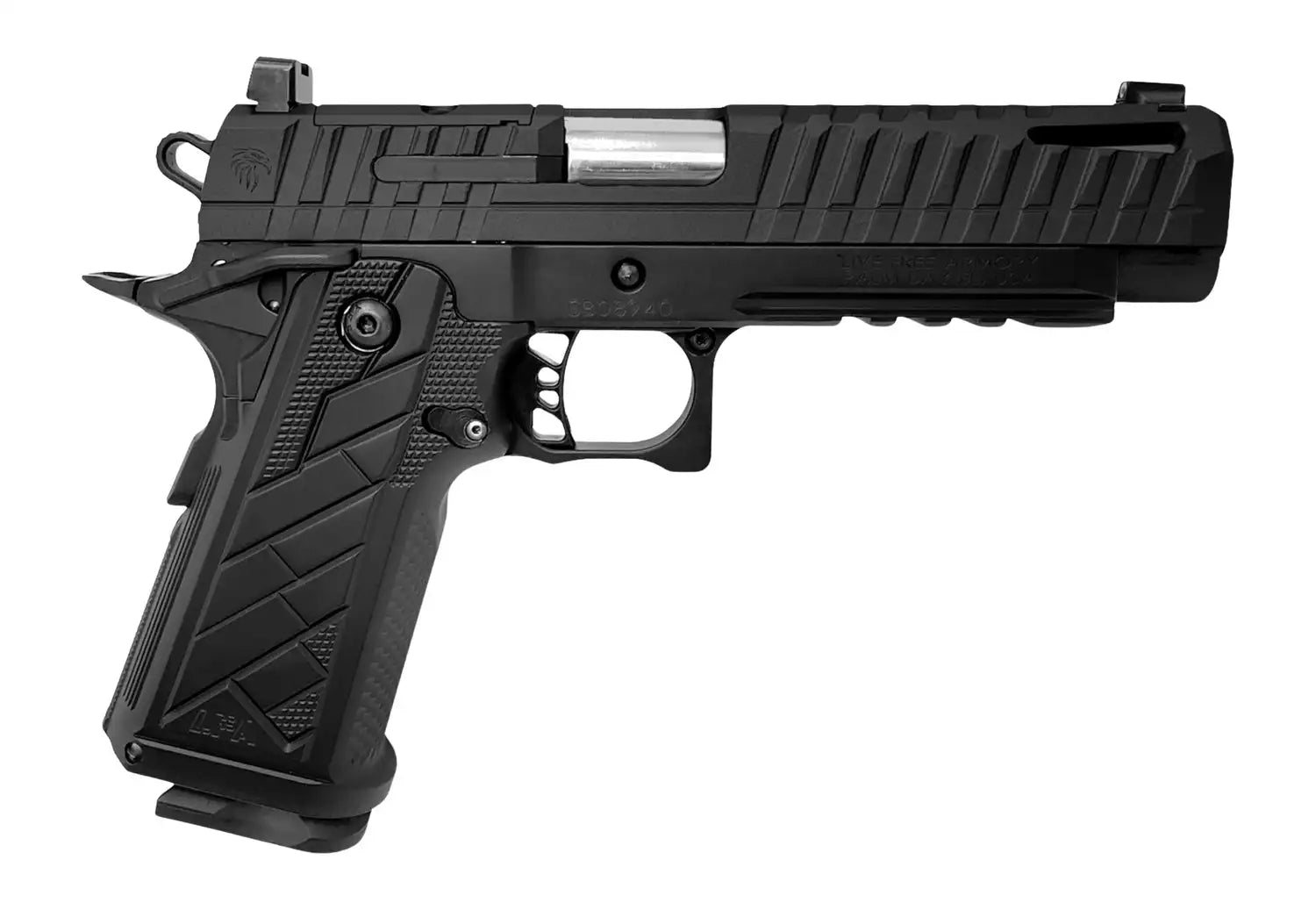 Century Live Free Armory Apollo 11 FS 9mm Pistol with Black Cerakote Finish and 18-Round Magazines