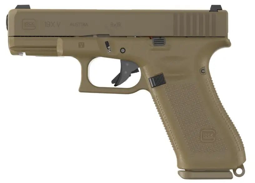 Glock GLOCK 19X V 9mm Pistol with 4-inch Barrel, 3 Magazines, and Glock Night Sights
