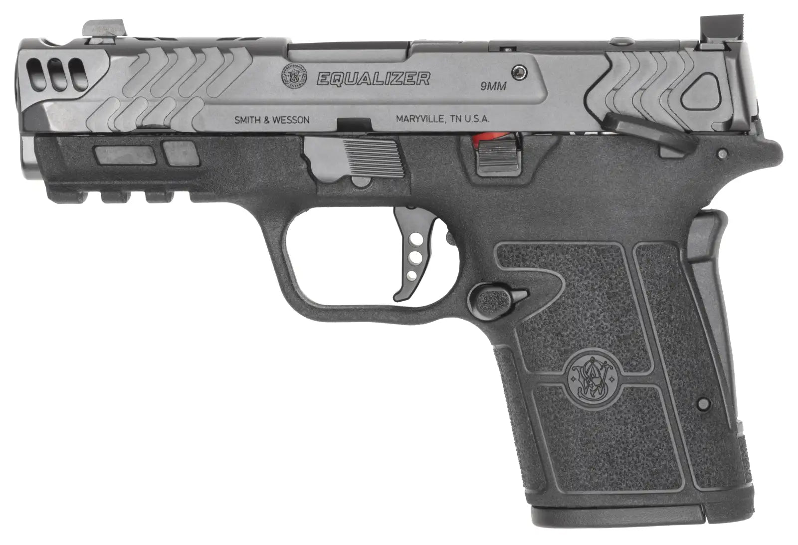 Smith & Wesson P.C. Equalizer Carry Comp 9mm Micro-Compact Pistol with Optics Ready Slide and 3 Magazines