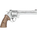 Smith & Wesson Model 629 Engraved Stainless Revolver with 6.5-inch Barrel and Walnut Grips