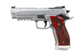 Sig Sauer P226 X5 Custom Works Stainless 9mm Pistol with Wood Grips and 3 Magazines