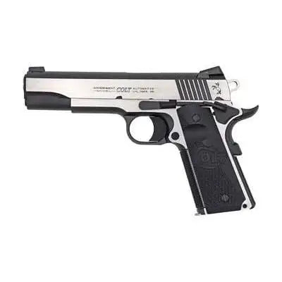 Colt Manufacturing 1911 Government Combat Elite 9mm 5-inch Barrel, Two-Tone Stainless and Black Finish, Optic Ready, Night Sights