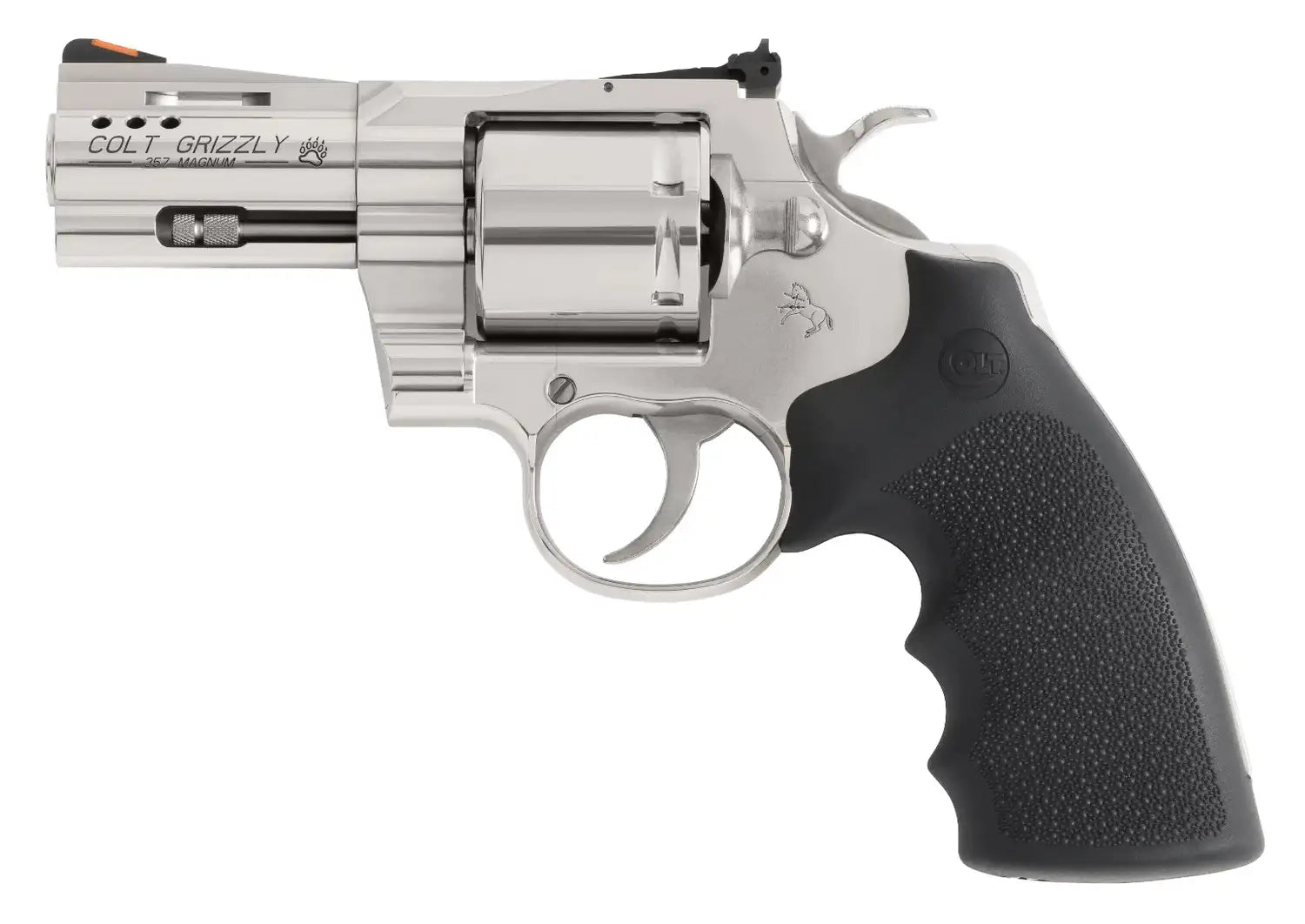 Colt Mfg Grizzly Stainless .357 Magnum Revolver with 3-Inch Vent Rib Barrel
