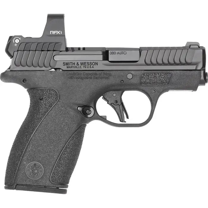 Smith & Wesson Bodyguard 2.0 NMS with RFX1 Optic .380 ACP Pistol, 2.75-inch Barrel, Black Polymer Frame
