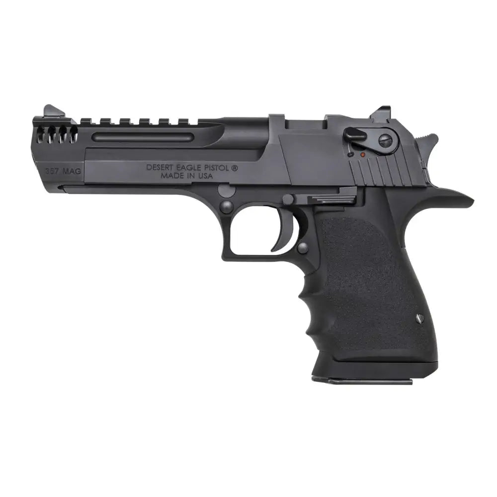 Magnum Research DE357L5IMB .357 Magnum Semi-Automatic Pistol with 5-Inch Fluted Barrel and Black Finish