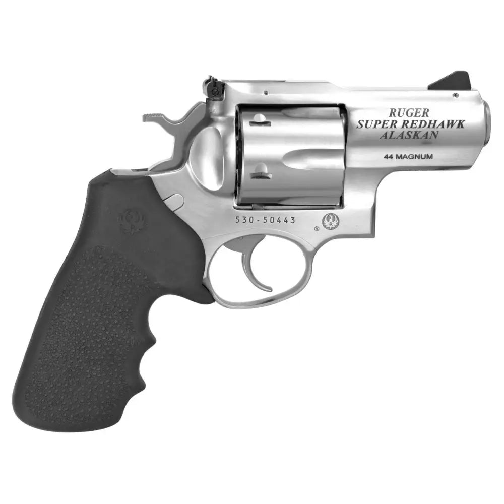 Ruger Alaskan Series .44 Magnum Revolver with 2.5-Inch Satin Stainless Barrel and Adjustable Sights