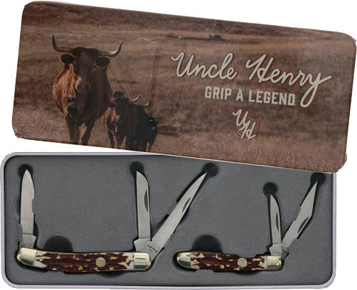UNCLE HENRY KNIFE 2 PIECE