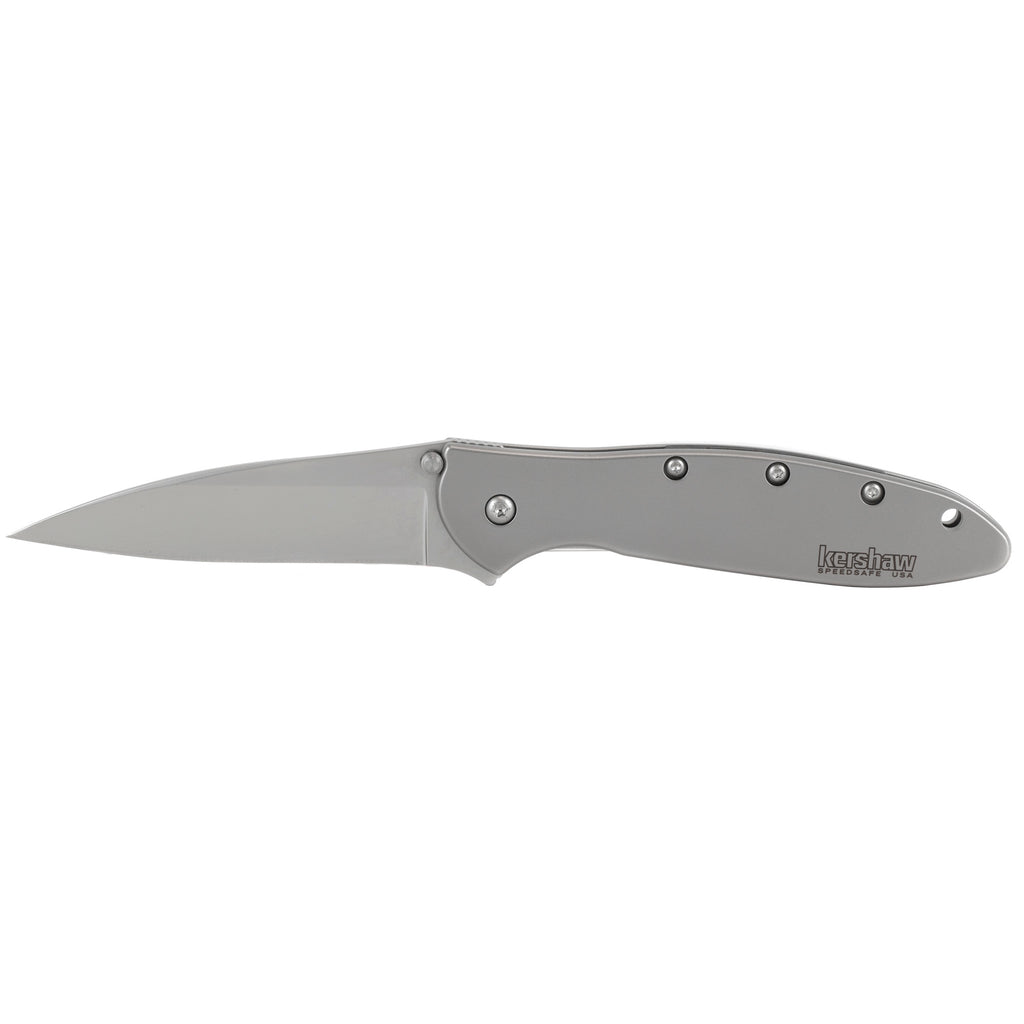 Kershaw Leek Folding Knife with 3-Inch Plain Edge Blade - Model 1660