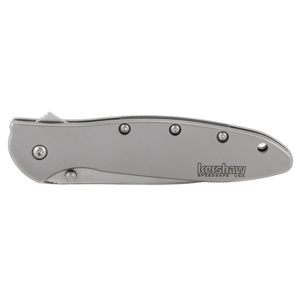 Kershaw Leek Folding Knife with 3-Inch Plain Edge Blade - Model 1660