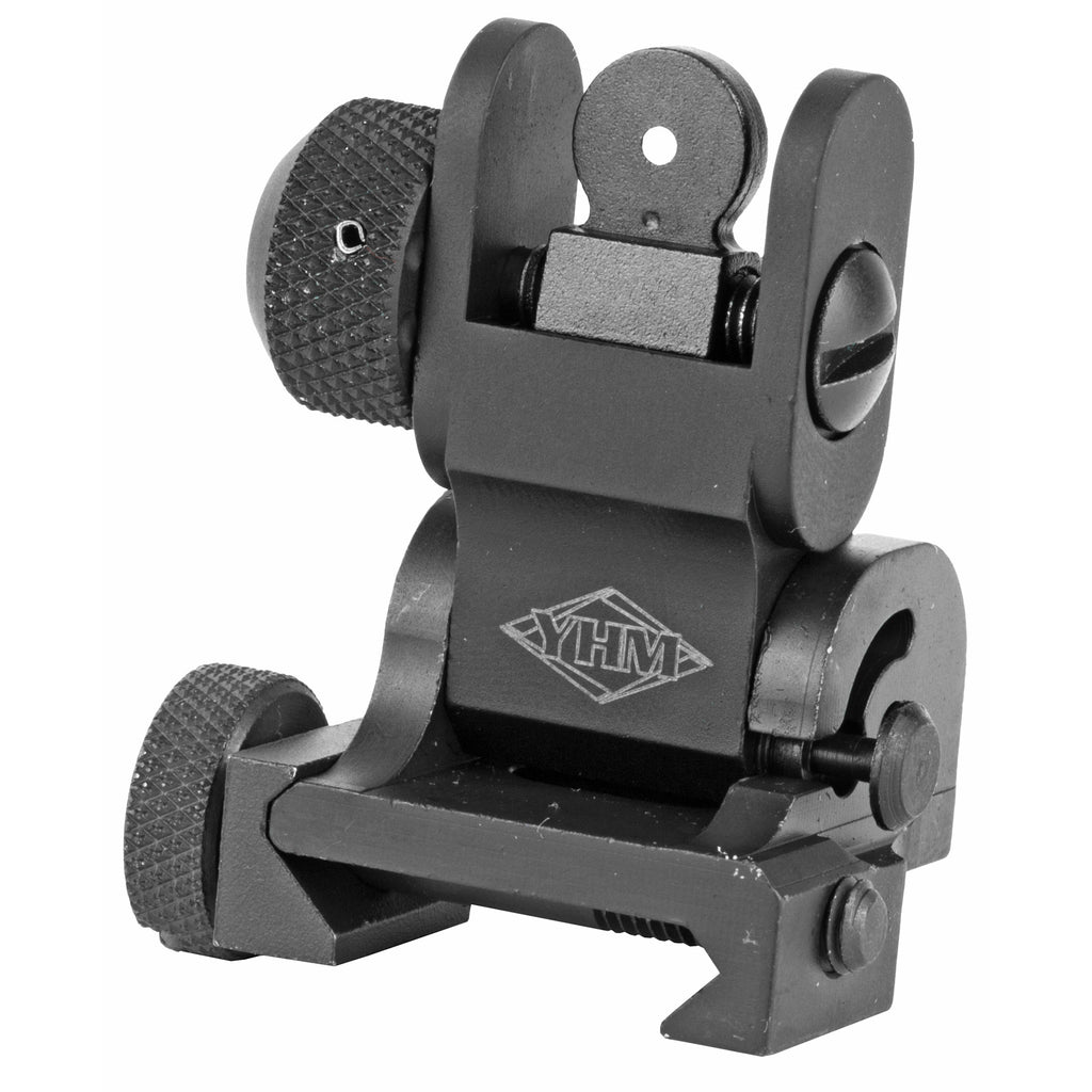Yankee Hill Machine Co YHM-9680 Flip Rear Sight for AR-15 Black
