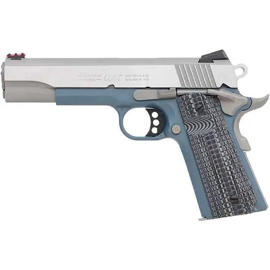 Colt Mfg 1911 Competition Series 9mm Pistol with 5-Inch Stainless Barrel and Beavertail Frame
